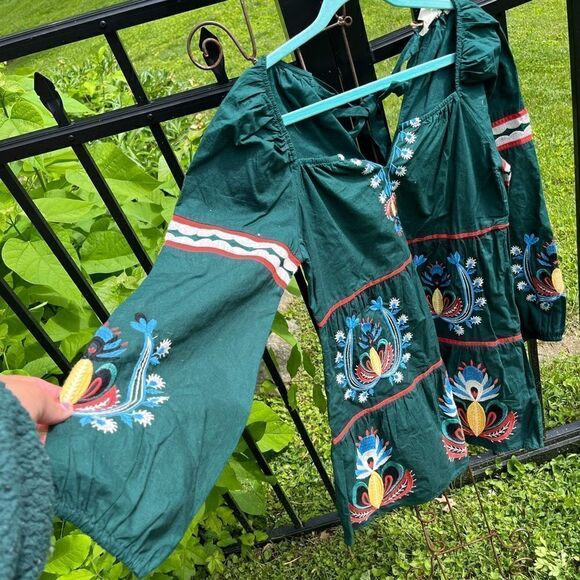 Anthropologie Let Me Be Embroidered Tunic Dress NWT - Picture 4 of 10